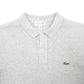 Mens Grey Lacoste Slim fit Short Sleeve Polo Shirt