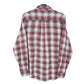 Mens Burgundy Great Northwest Clothing Company Flannel Long Sleeve Shirt