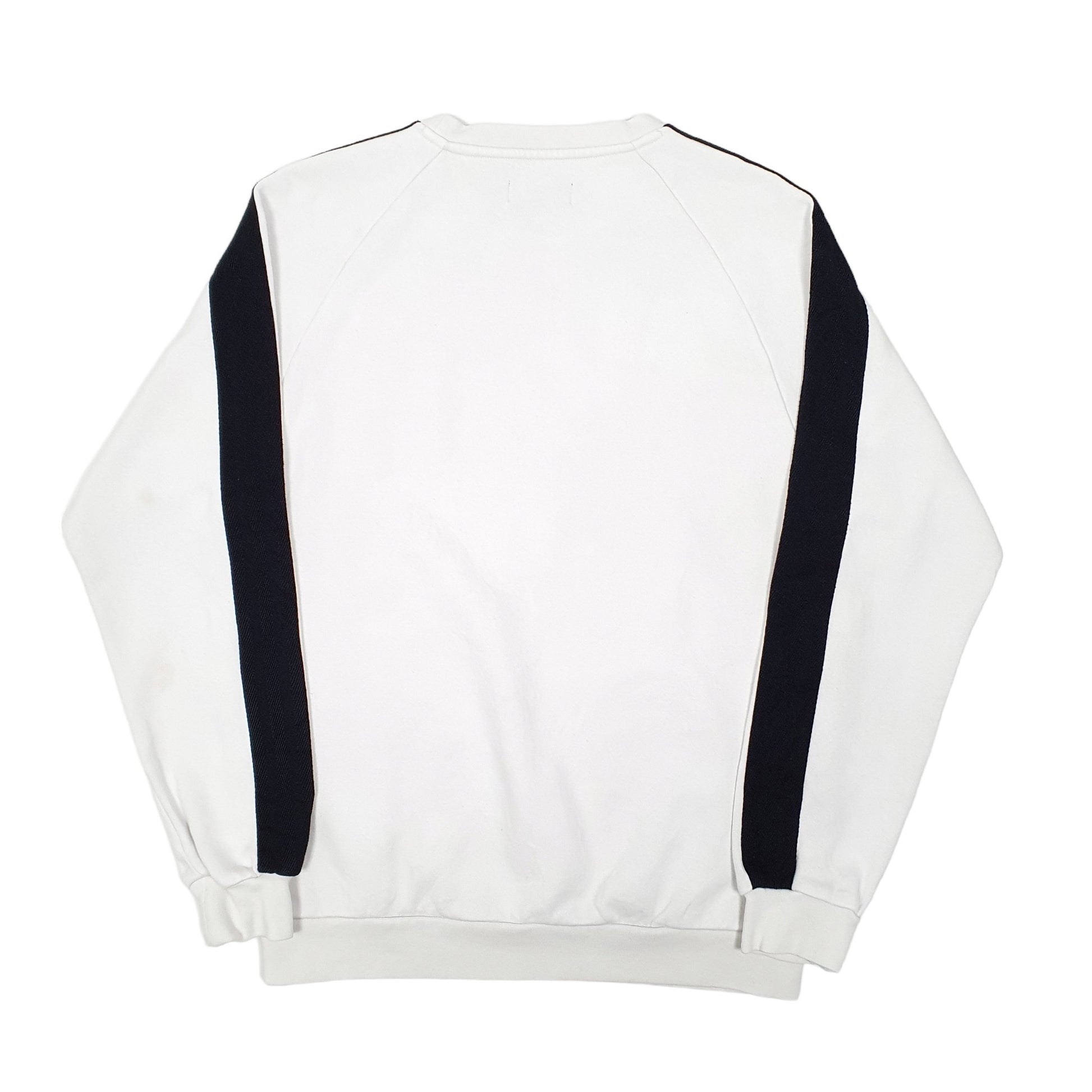 Mens White Adidas  Crewneck Jumper