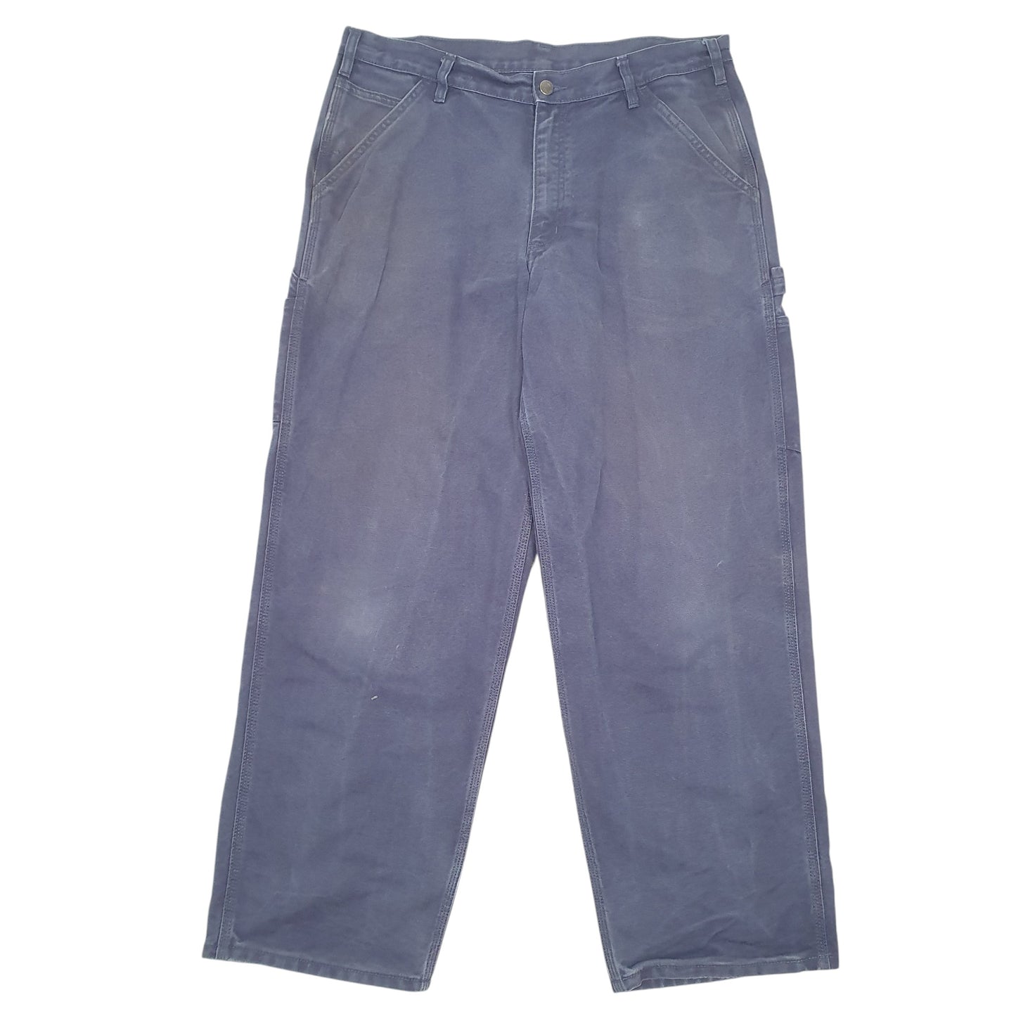 Mens Navy Dakota Workwear Carpenter Trousers