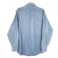 Mens Blue L.L.Bean Denim Overshirt Long Sleeve Shirt