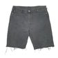 Mens Black Levis Denim Jeans Jorts 550 Relaxed Baggy Cut Offs Denim Shorts