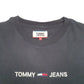 Mens Black Tommy Hilfiger Jeans Spellout Short Sleeve T Shirt