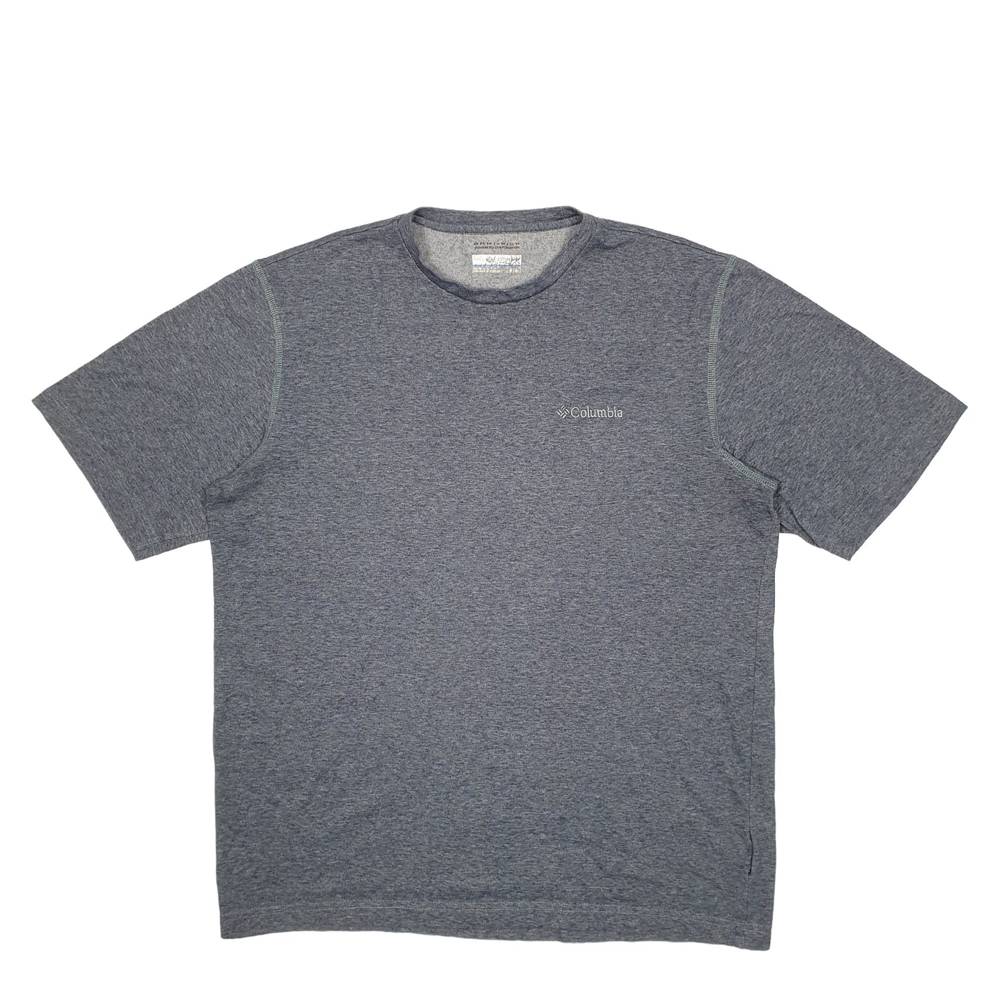 Mens Grey Columbia Sportswear  Short Sleeve T Shirt