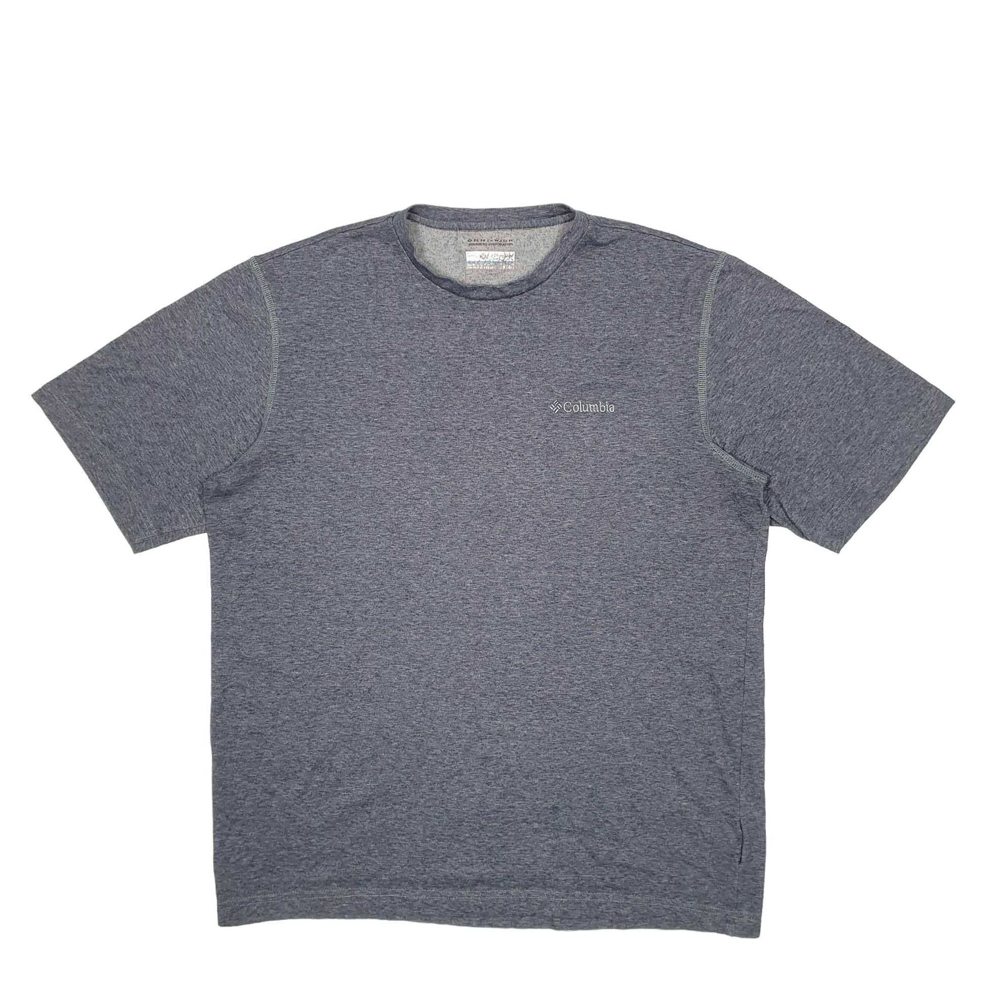Mens Grey Columbia Sportswear  Short Sleeve T Shirt