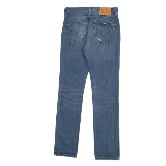 Mens Blue Levis Distressed 511 JeansW29 L32