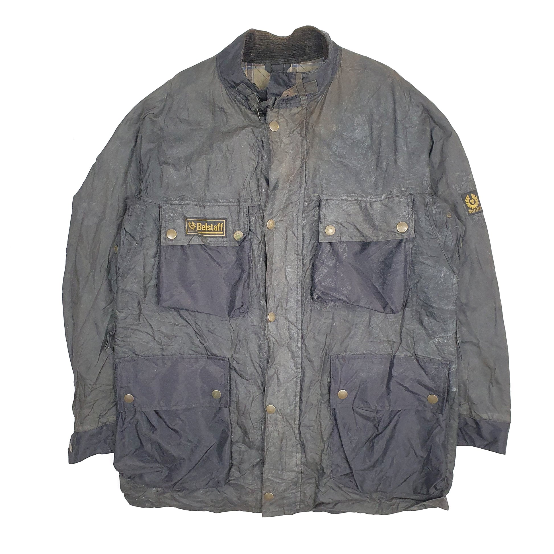 Mens Black Belstaff Trialmaster XL500 Vintage 1980s  Coat