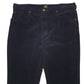 Mens Black Lee  Corduroy Trousers