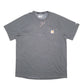 Mens Grey Carhartt Relaxed Short Sleeve T Shirt
