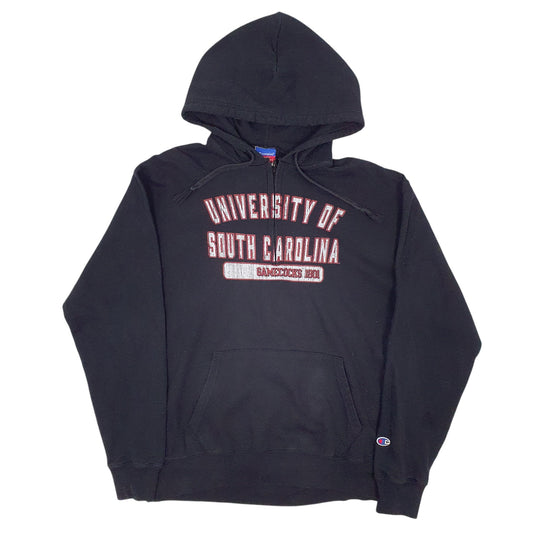 Mens Black Champion University of South Carolina Quarter Zip Jumper