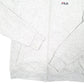 Womens Grey Fila  Full Zip Jumper