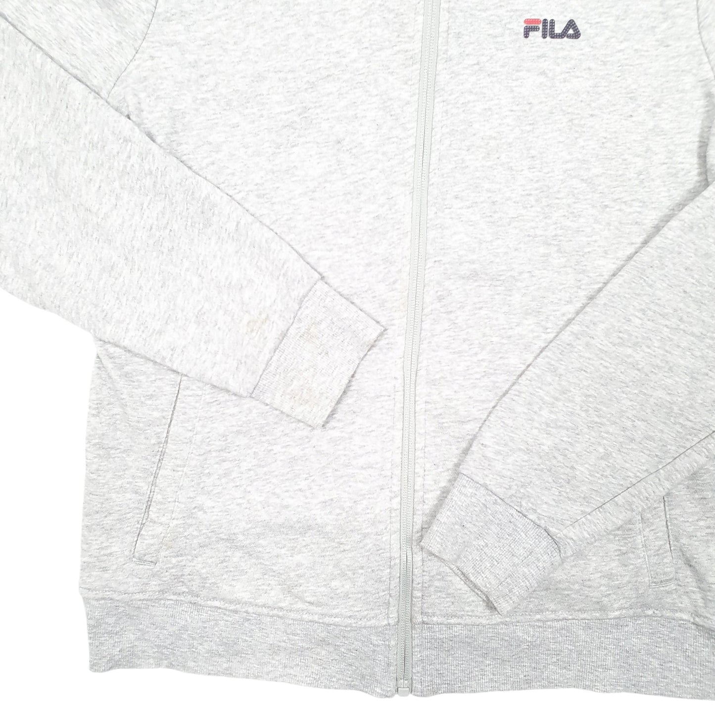 Womens Grey Fila  Full Zip Jumper