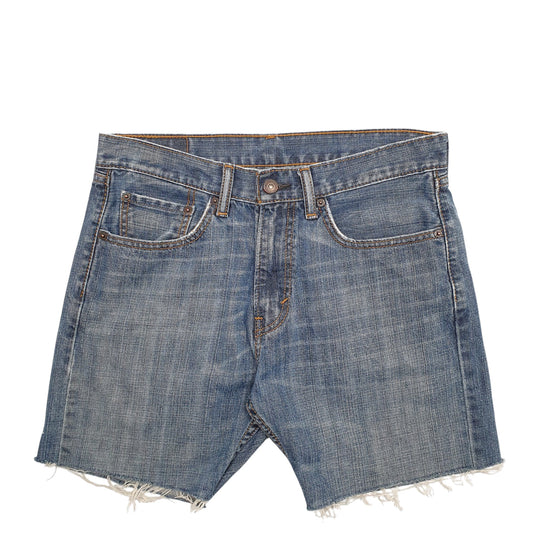 Womens Blue Levis 505 Denim Shorts