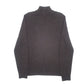 Mens Grey Moss Bros  Quarter Zip Jumper