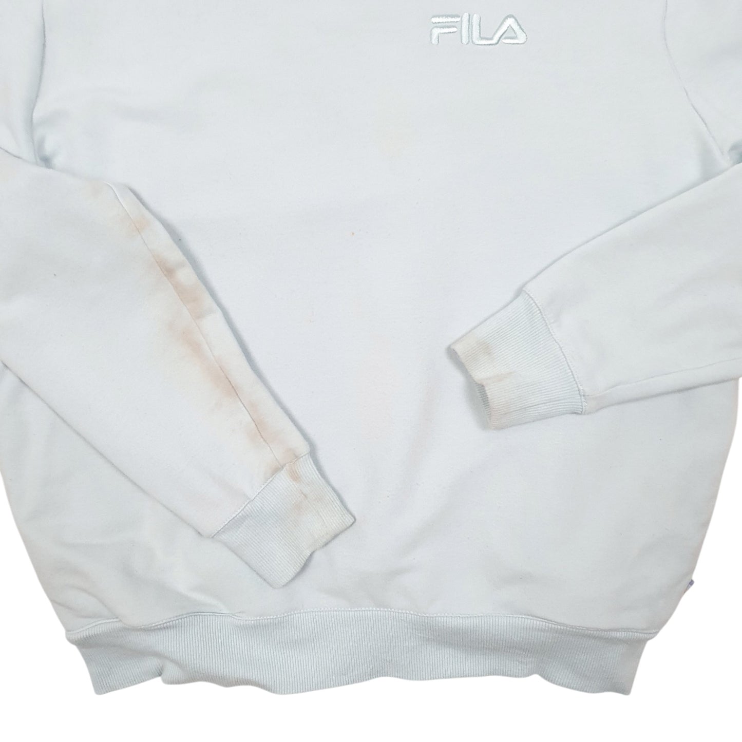 Womens Blue Fila  Crewneck Jumper