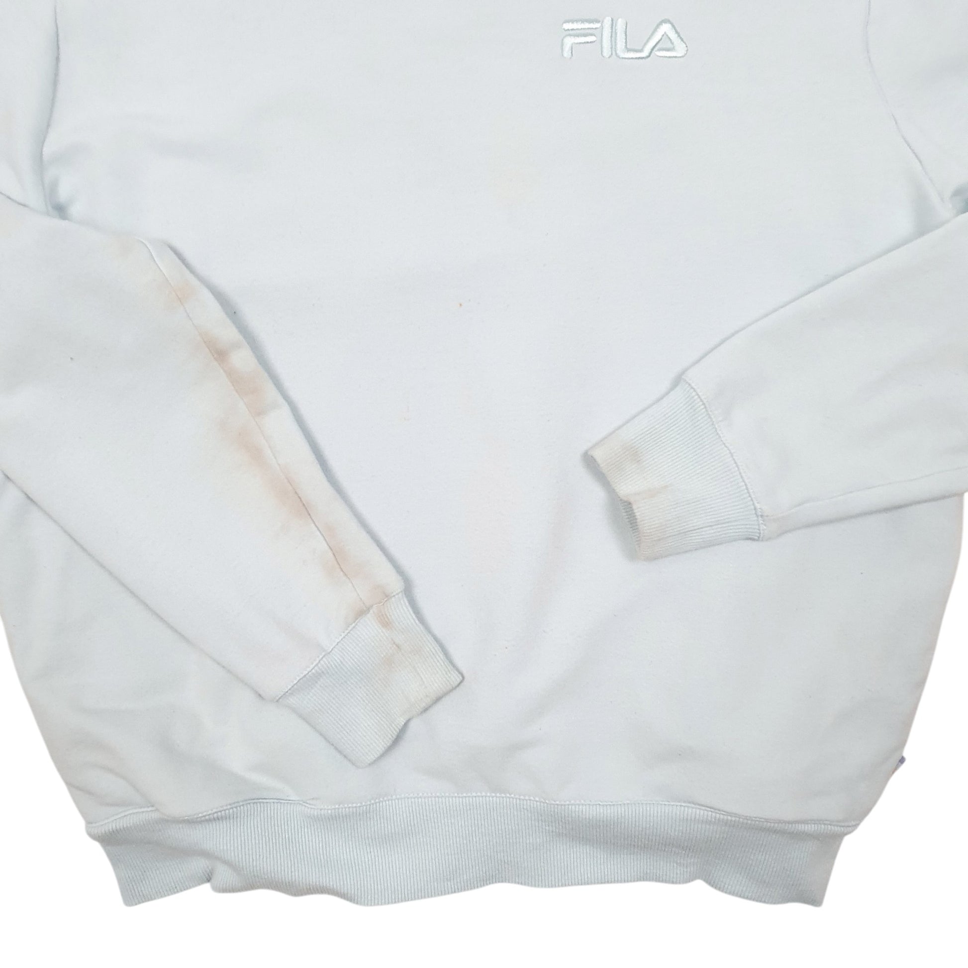 Womens Blue Fila  Crewneck Jumper