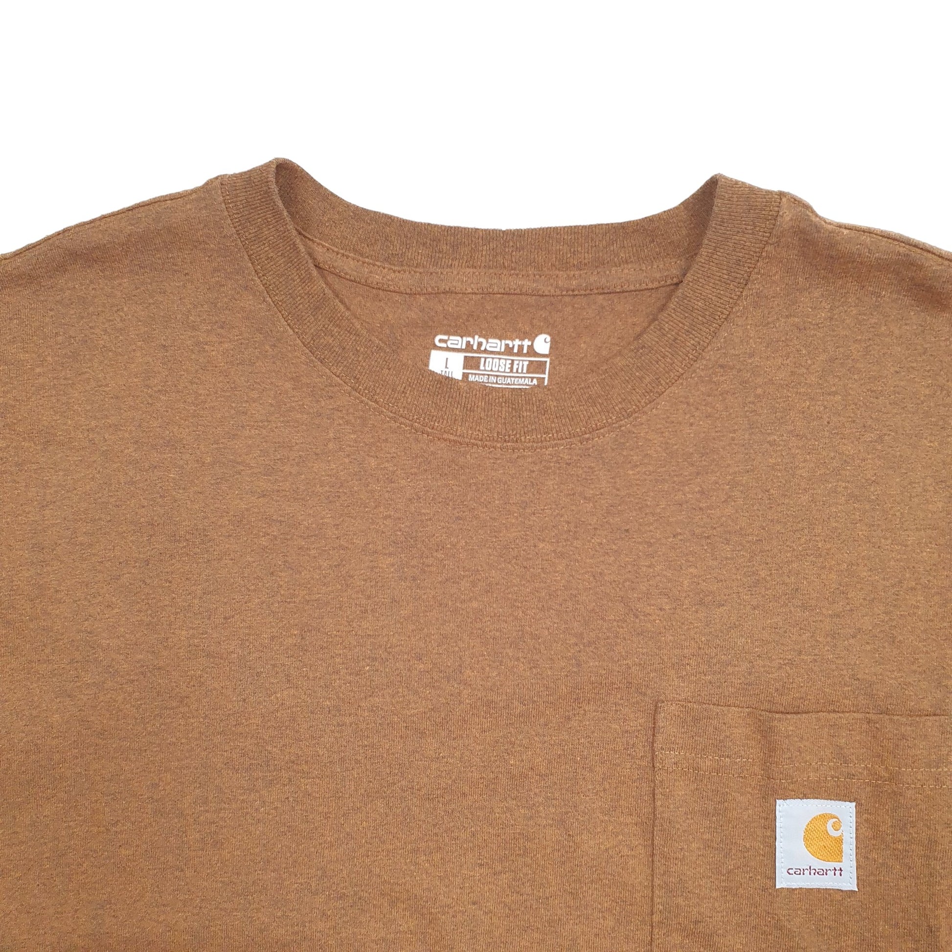 Mens Brown Carhartt  Short Sleeve T Shirt
