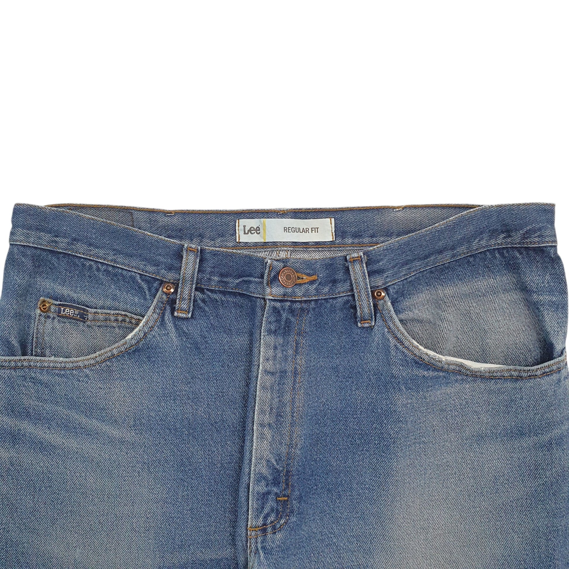 Mens Blue Lee  Regular JeansW36 L32