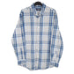 Mens Blue Chaps  Long Sleeve Shirt