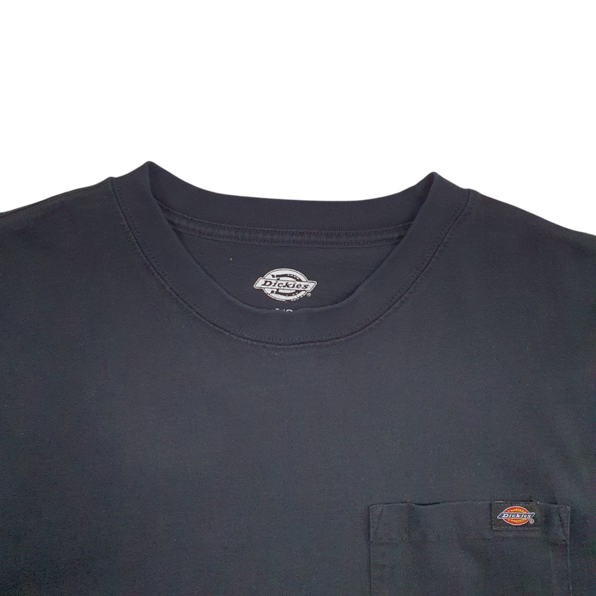Mens Black Dickies Pocket Short Sleeve T Shirt