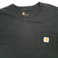 Mens Black Carhartt  Short Sleeve T Shirt