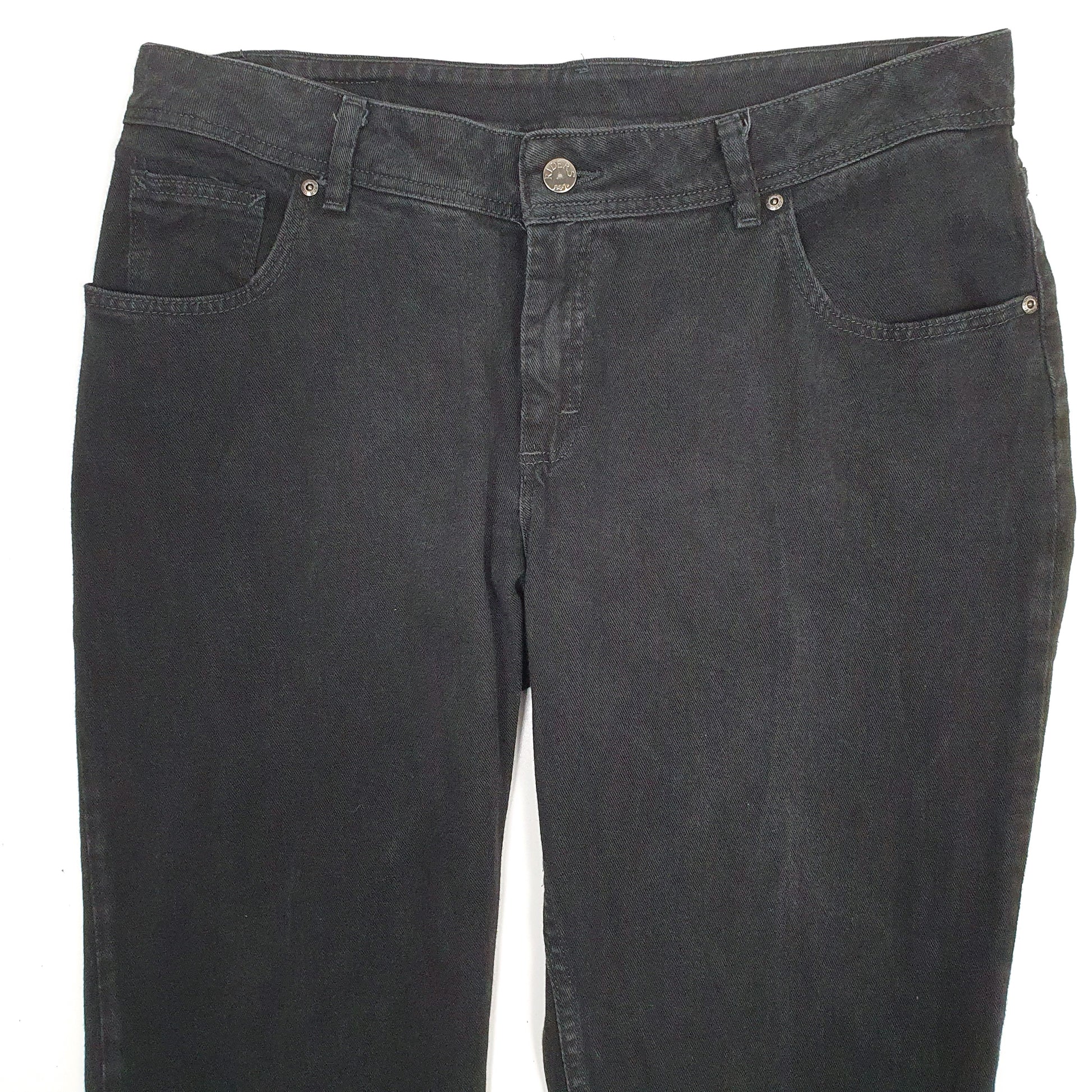 Womens Black Lee  Rider JeansW40 L30