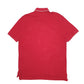 Mens Red Tommy Hilfiger Spellout Short Sleeve Polo Shirt
