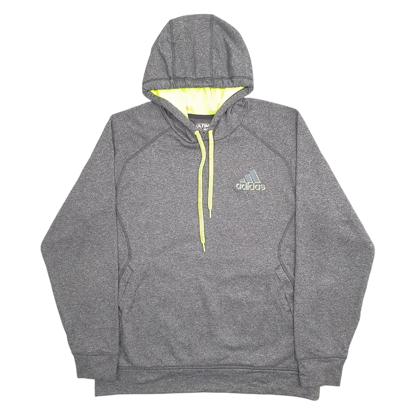 Mens Grey Adidas Active Hoodie Jumper