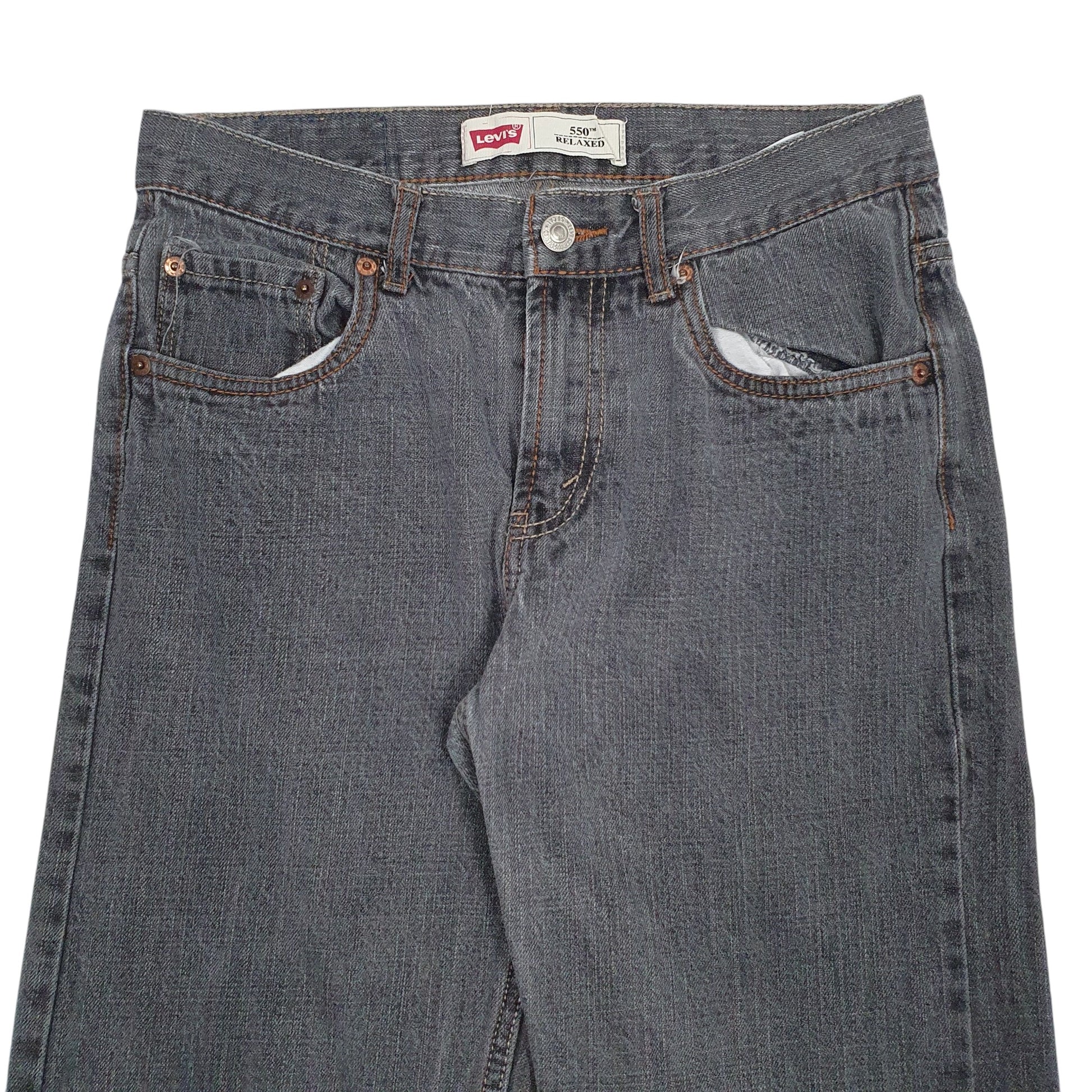 Mens Grey Levis  550 JeansW28 L28