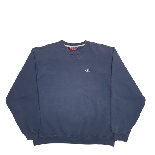 Mens Navy Champion  Crewneck Jumper