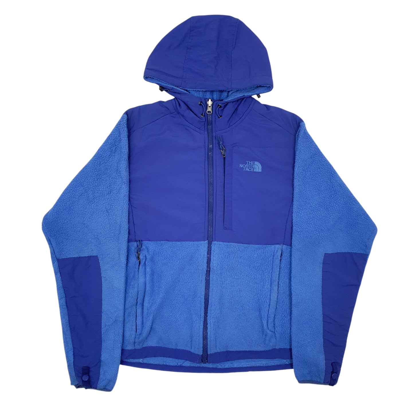 Womens Blue The North Face Hooded Full Zip Jumper