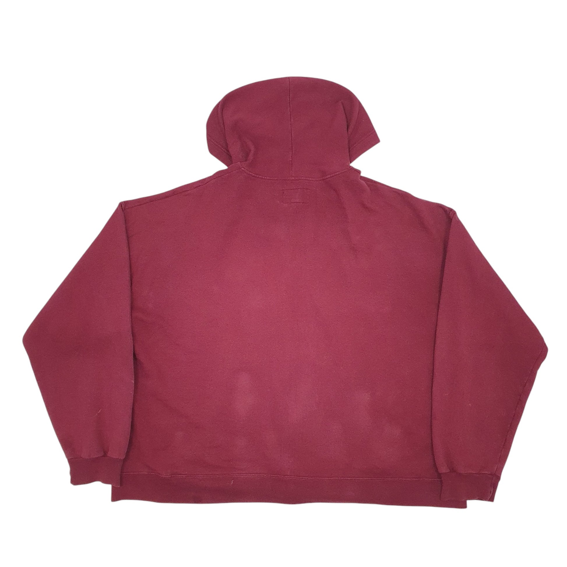 Mens Burgundy Starter Heavyweight Full Zip Jumper