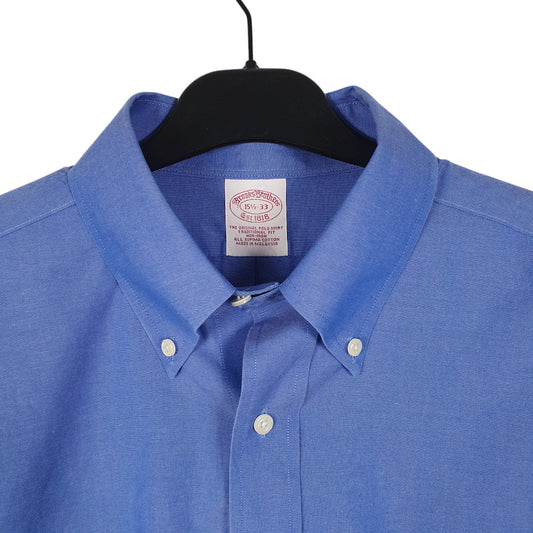 Mens Blue Brooks Brothers  Long Sleeve Shirt