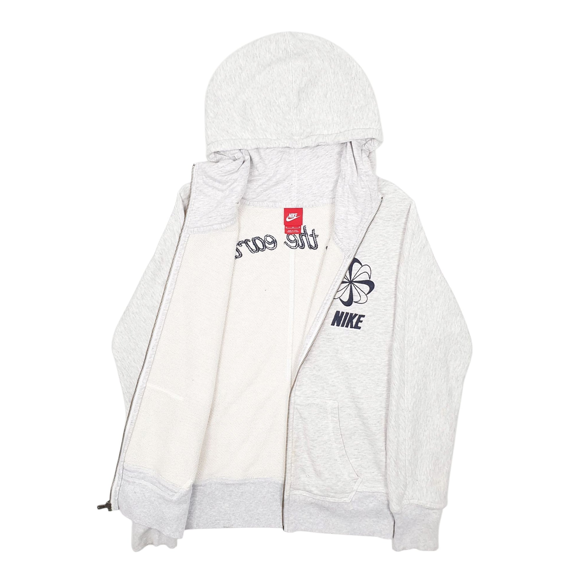 Mens Grey Nike Vintage Full Zip Jumper