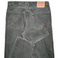 Mens Black Levis  505 JeansW34 L36