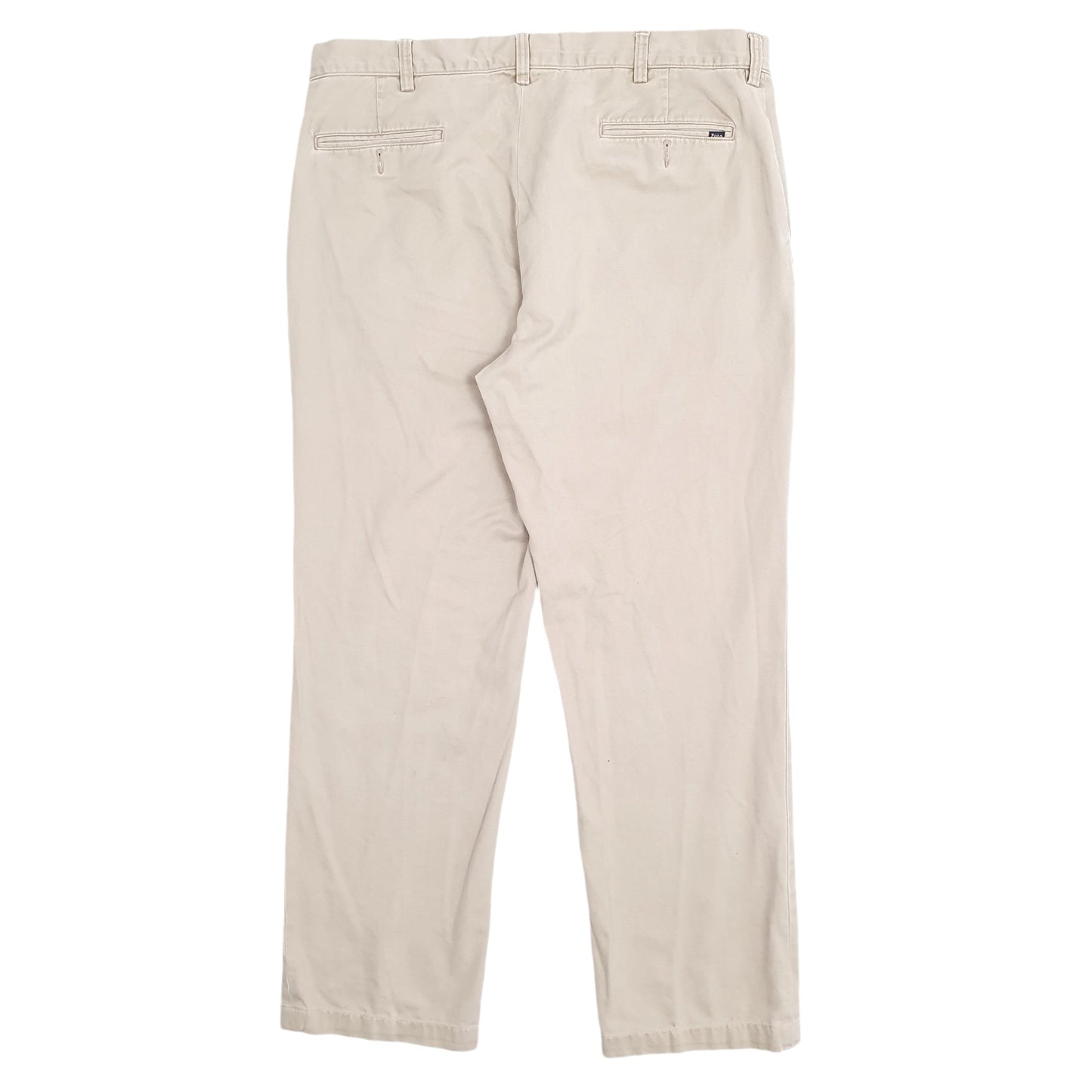 Mens Beige Polo Ralph Lauren Classic Fit Chino Trousers