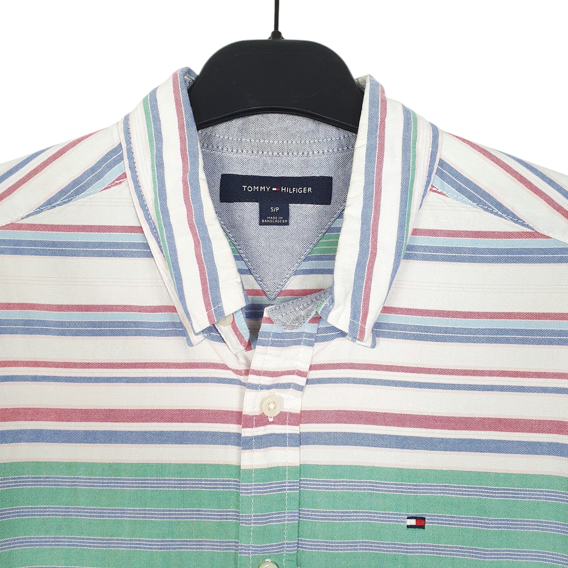 Mens White Tommy Hilfiger  Short Sleeve Shirt
