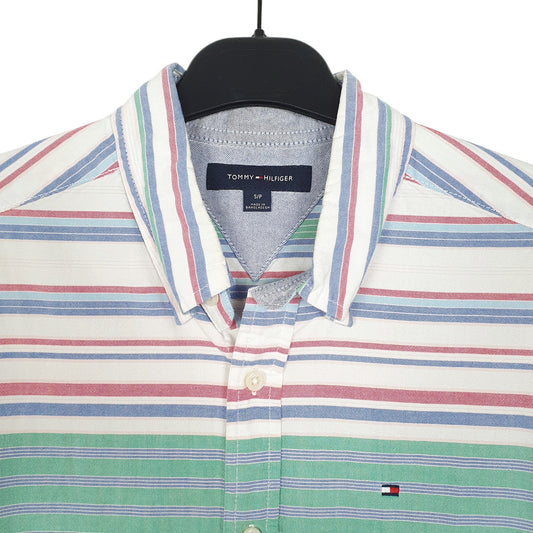 Mens White Tommy Hilfiger  Short Sleeve Shirt