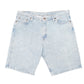 Mens Blue Wrangler Denim Jeans Jorts Relaxed Baggy Denim Shorts