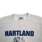 Mens Grey Lee Hartland Wrestling Crewneck Jumper