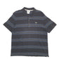 Mens Black Lacoste  Short Sleeve Polo Shirt