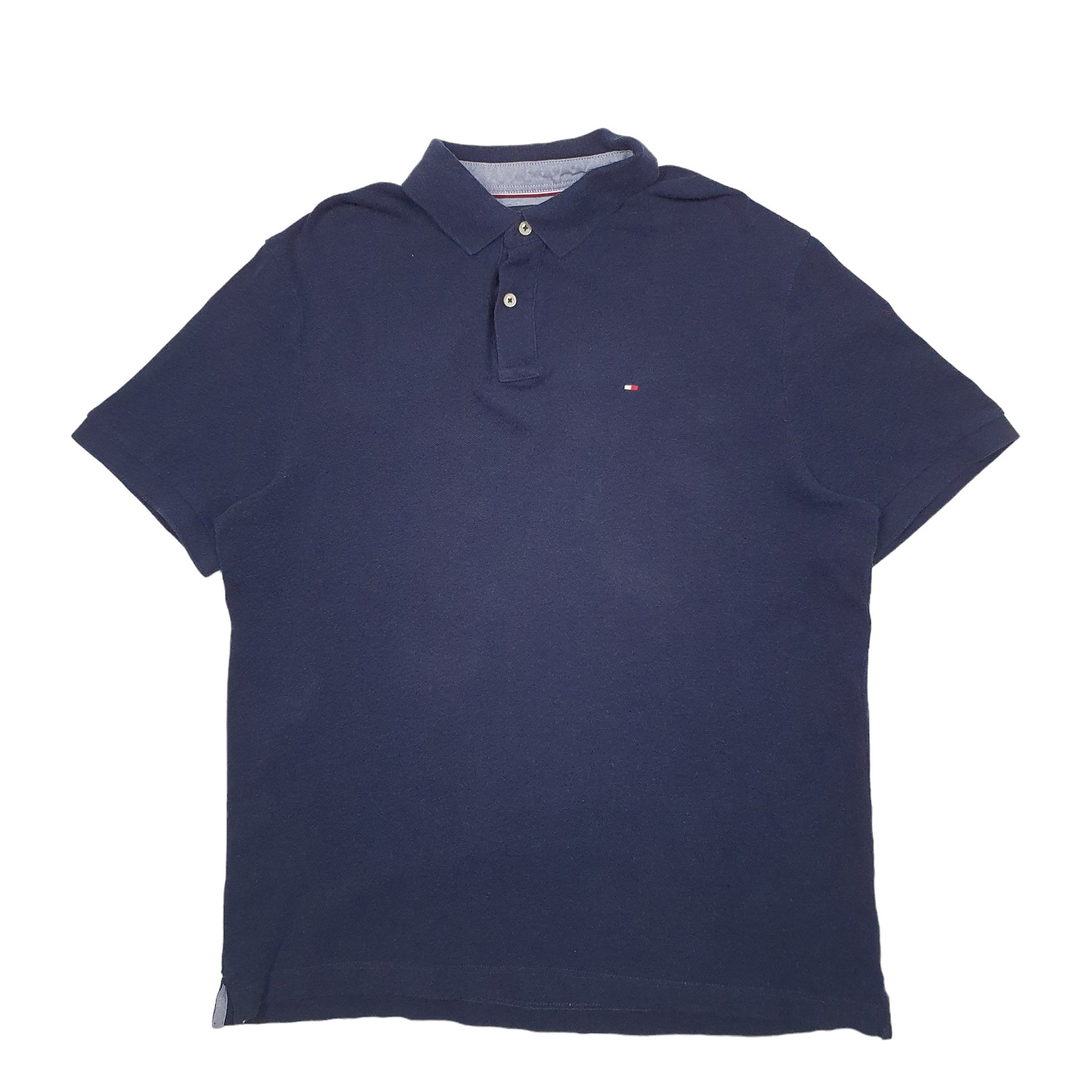 Mens Navy Tommy Hilfiger  Short Sleeve Polo Shirt