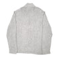 Mens Grey Nautica Knit Button Quarter Zip Jumper