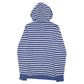 Mens Blue Tommy Hilfiger Knit Striped Hoodie Jumper