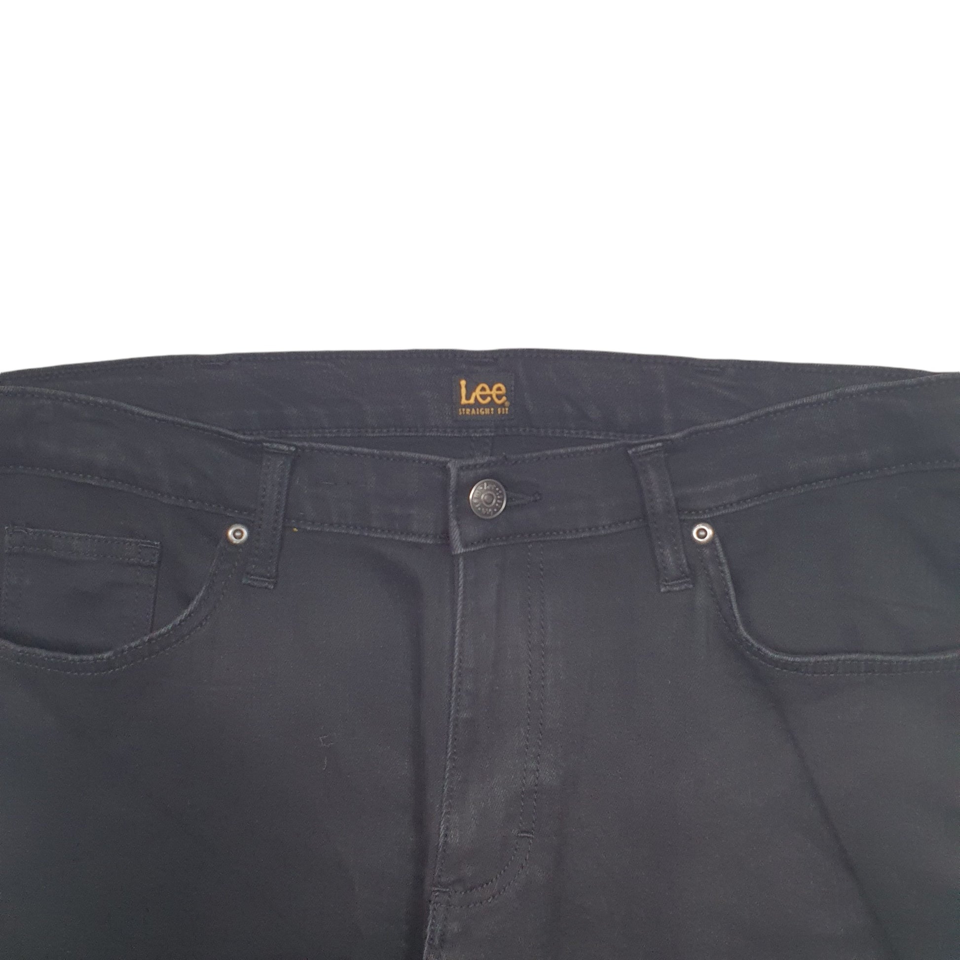 Womens Black Lee Husky Casual JeansW34 L30