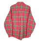 Mens Red L.L.Bean Tartan Flannel Overshirt Shacket Long Sleeve Shirt