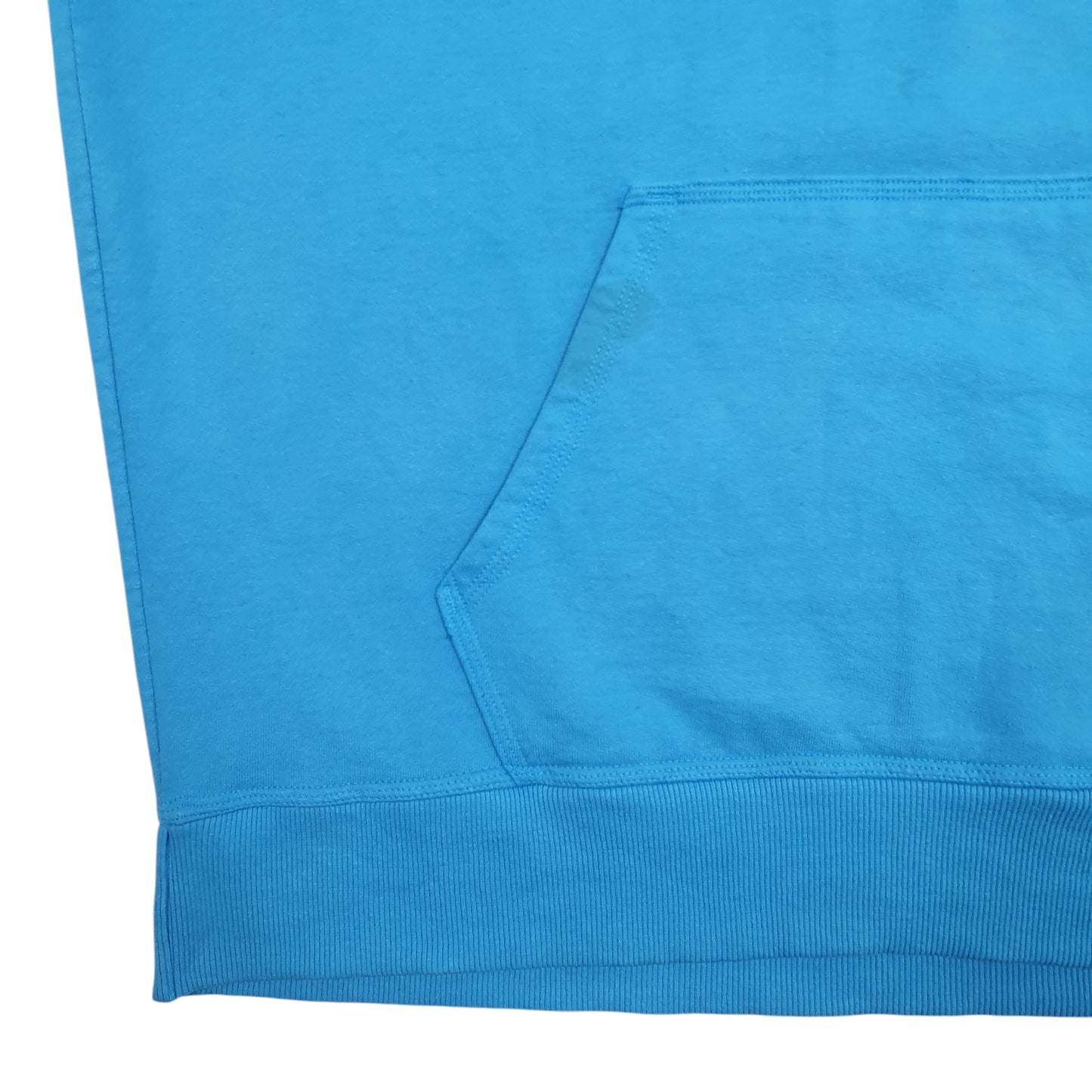 Mens Blue Champion Spellout Hoodie Jumper