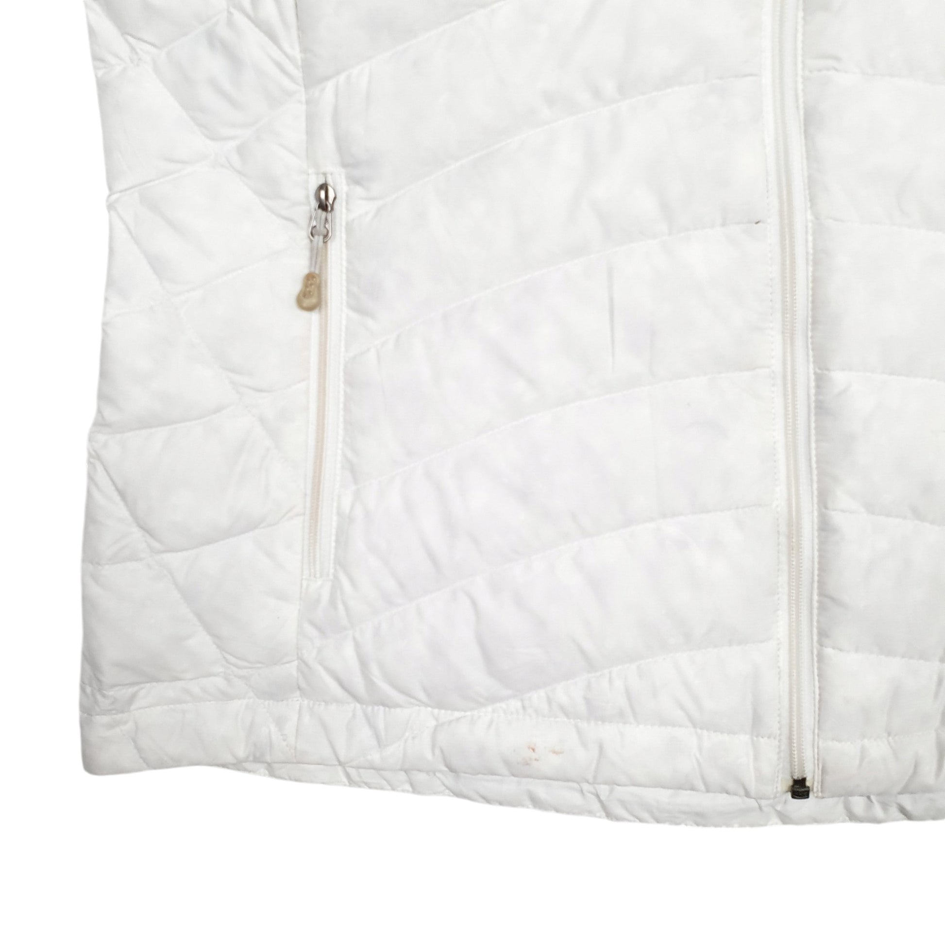 Womens White Patagonia  Full Zip Coat