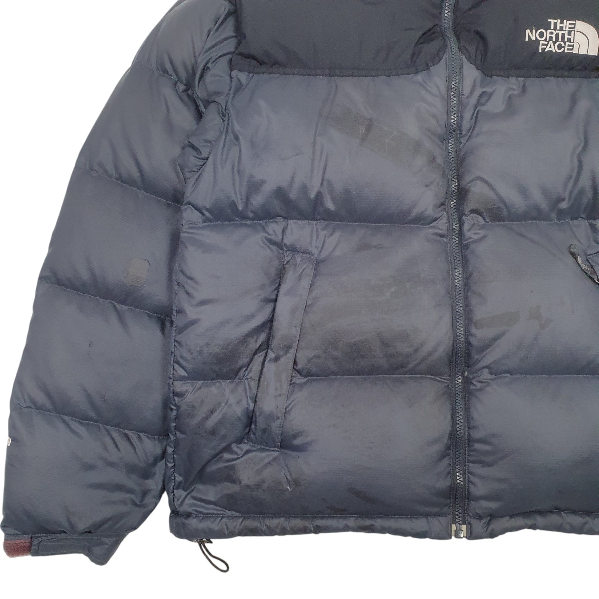 Mens Grey The North Face Nuptse 700  Coat