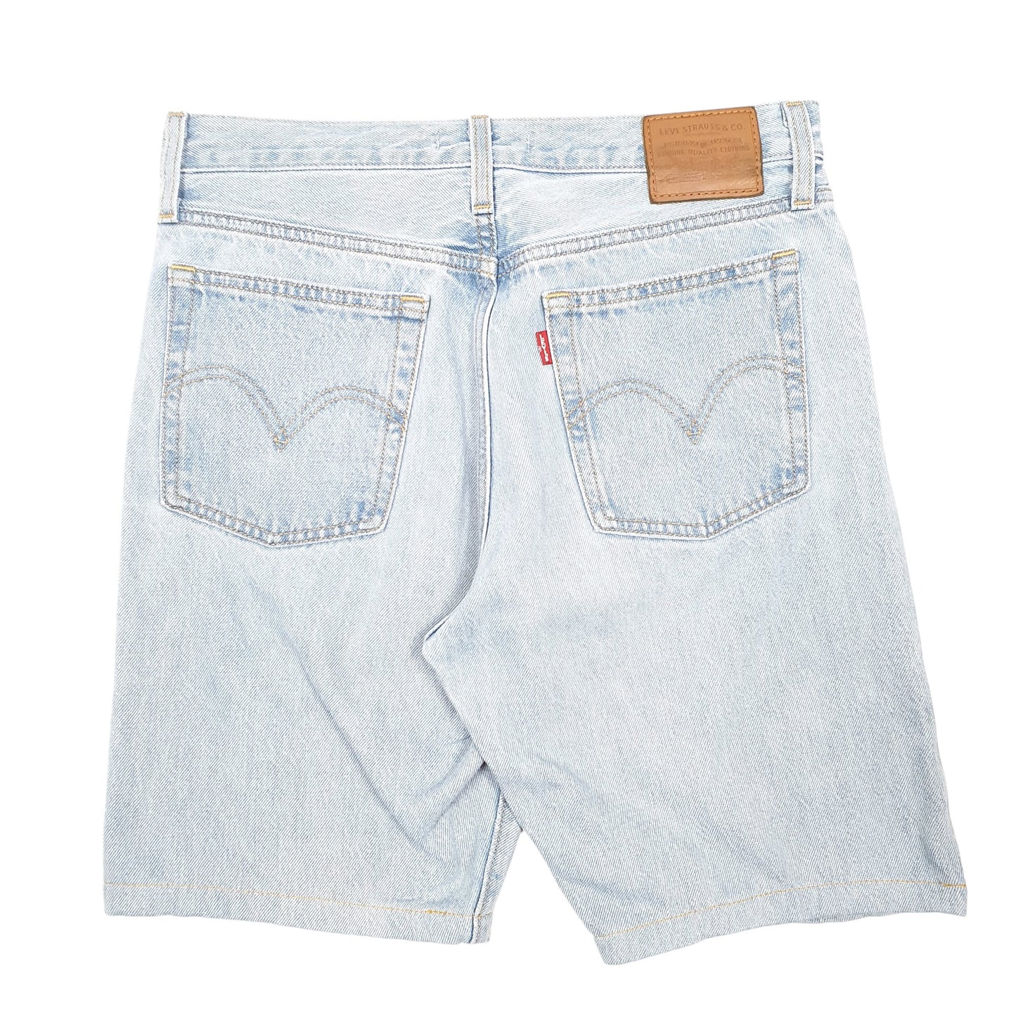 Womens Blue Levis Jorts Wedgie Straight Denim Shorts